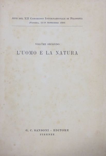 L'uomo e la natura.