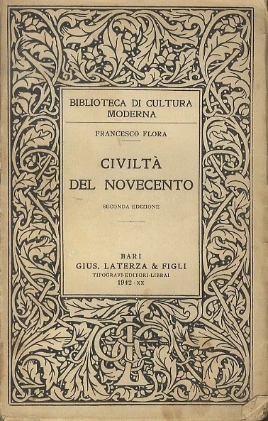 CiviltÃ del Novecento.