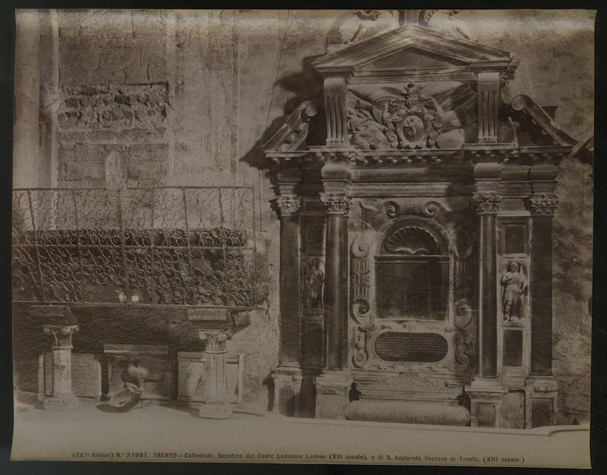 21061. Trento. Cattedrale. Sepolcro del Conte Lodovico Lodron (XVI secolo) …