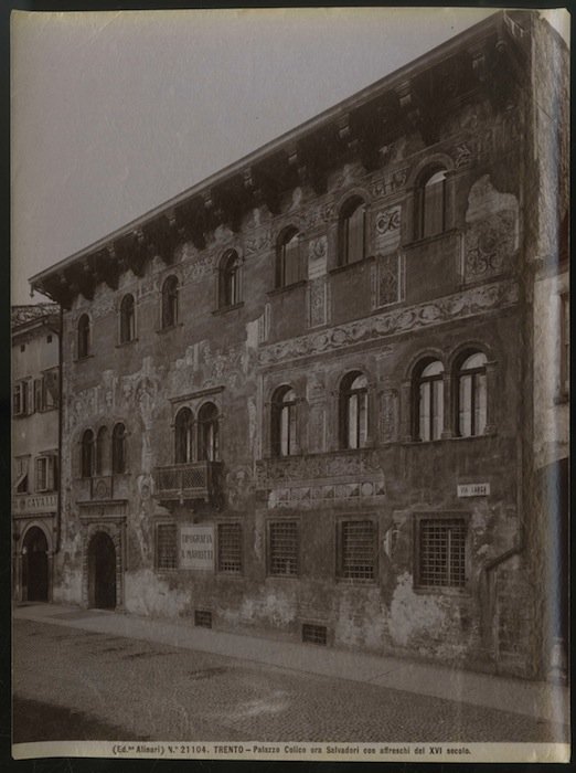 21104. Trento. Palazzo Colico ora Salvadori con affreschi del XVI …