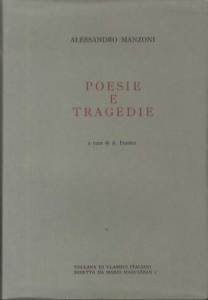 Poesie e tragedie.