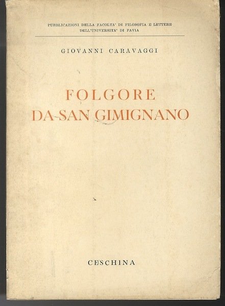 Folgore da S. Gimignano.