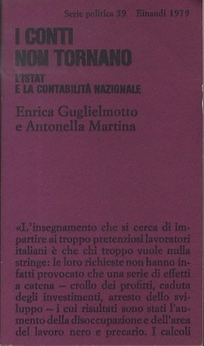 I conti non tornano: l'Istat e la contabilitÃ nazionale.