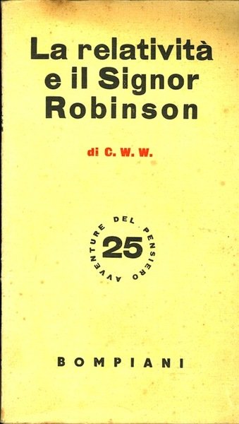 La relativitÃ e il signor Robinson.