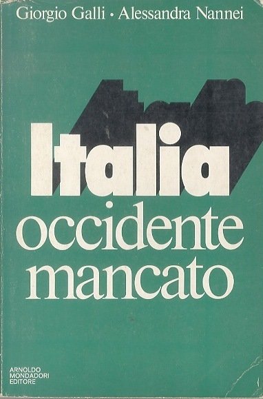 Italia: occidente mancato.