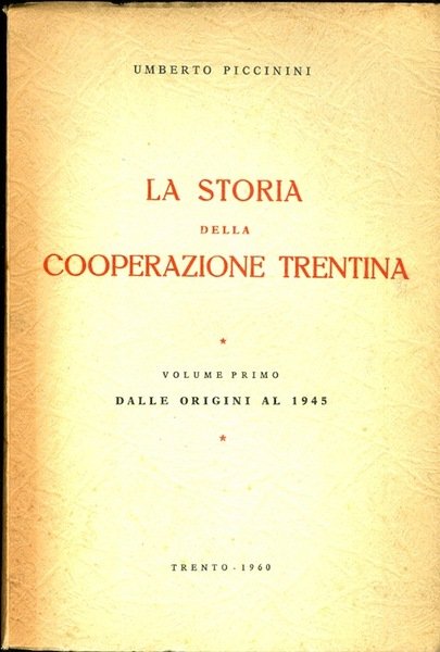 La storia della cooperazione trentina.