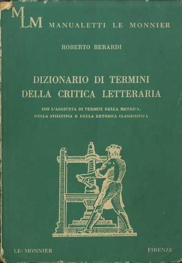 Dizionario di termini della critica letteraria.