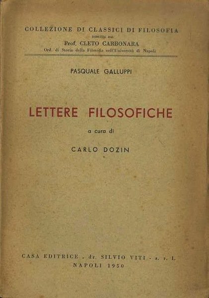 Lettere filosofiche.