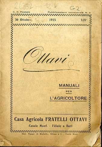 Ottavi: manuali per l'agricoltura.