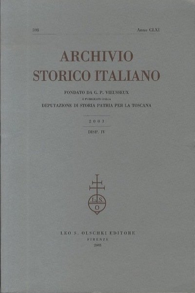 Achivio storico italiano.