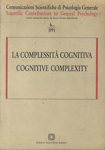 Comunicazioni scientifiche di psicologia generale. | Immagine Gallery 1