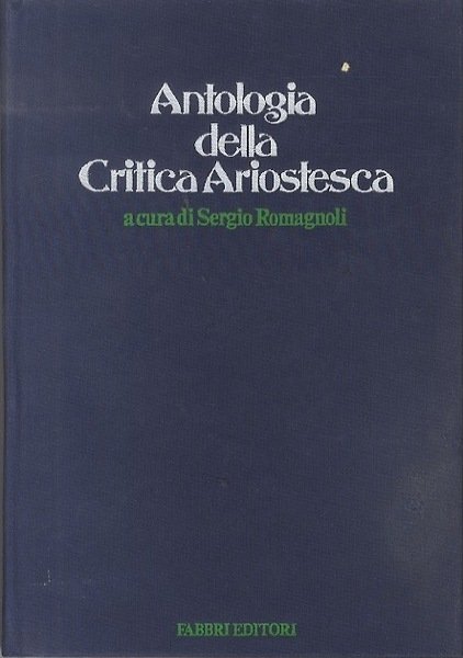 Antologia della critica ariostesca.