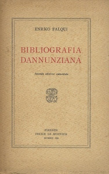 Bibliografia dannunziana.