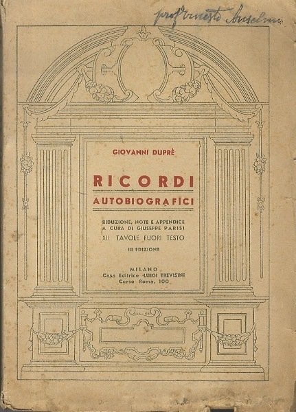 Ricordi autobiografici: riduzione, note e appendice a cura di Giuseppe …