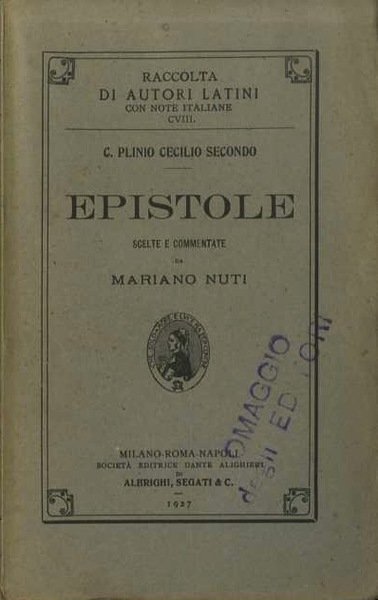 Epistole: scelte e commentate da Mariano Nuti.