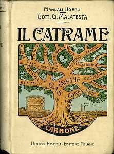 Il catrame ed i suoi derivati: Catrame del gas-luce; dei forni a coke; degli alti forni; del gas d'acqua; del gas d'olio; di lignite; di legno e di torba - Benzoli dal gas dei forni a coke e dal gas luce - Componenti del catrame - Distillazione - Lavorazione degli olii: leggero, medio, pesante, antracene - Pece - Asfalto e bitumi - Lavorazione del catrame di legnite e di legno; Parte analitica.