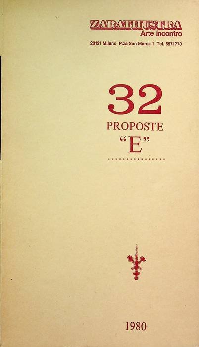 32 proposte Â”EÂ”.