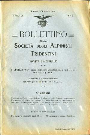 Bollettino della Società degli alpinisti tridentini: rivista bimestrale.