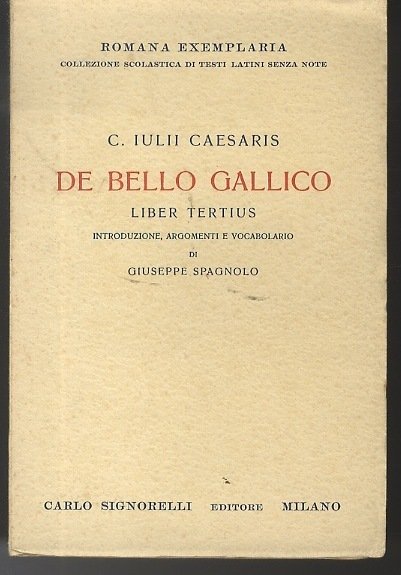 De bello Gallico: Liber tertius.