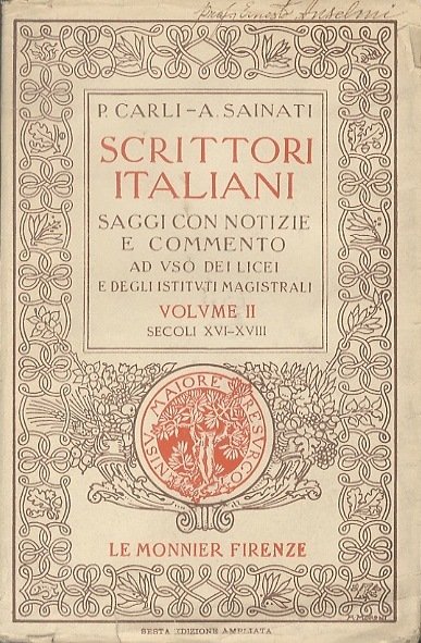 Scrittori italiani: saggi con notizie e commento ad uso dei …