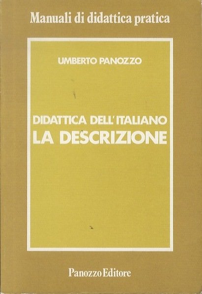 Didattica dell'italiano: la descrizione.