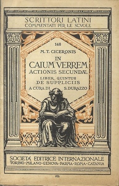 In Caium Verrem actionis secundae: liber quintus De Suppliciis.