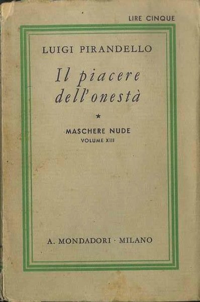 Il piacere dell'onestà .