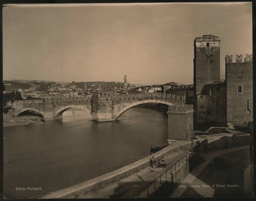 3705. Verona. Ponte di Castel Vecchio.