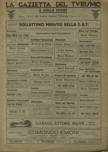 La gazzetta del turismo e dello sport: organo ufficiale della …