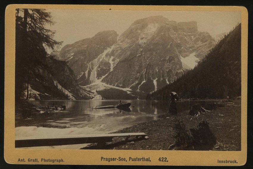 422. Pragser-See. Pusterthal. Lago di Dobbiaco. Val Pusteria.