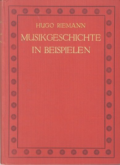 Musikgeschichte in Beispielen.