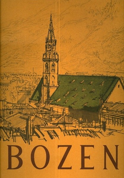 Bozen: 12 Original-Zeichnungen von Luciano Guarnieri.