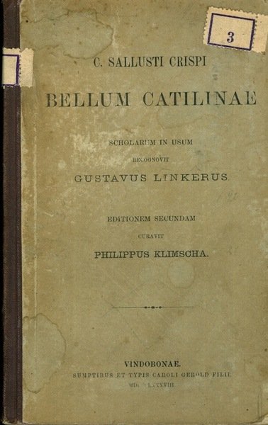 Bellum Catilinae.