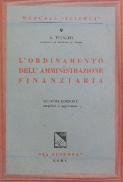 L'ordinamento dell'amministrazione finanziaria.