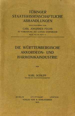 Die wÃ¼rttembergische Akkordeon- und Harmonikaindustrie.