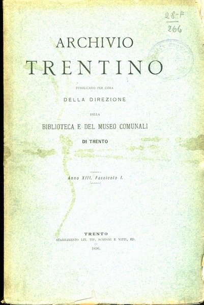 Archivio trentino.