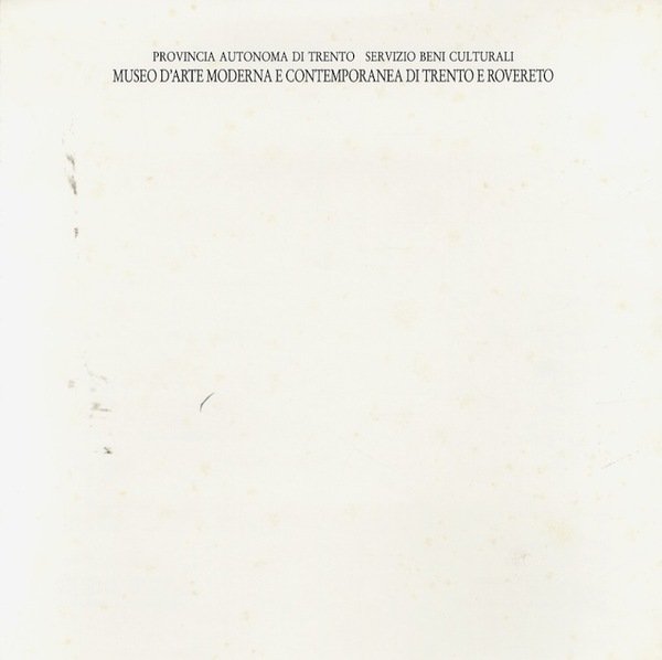 Museo d'arte moderna e contemporanea di Trento e Rovereto.