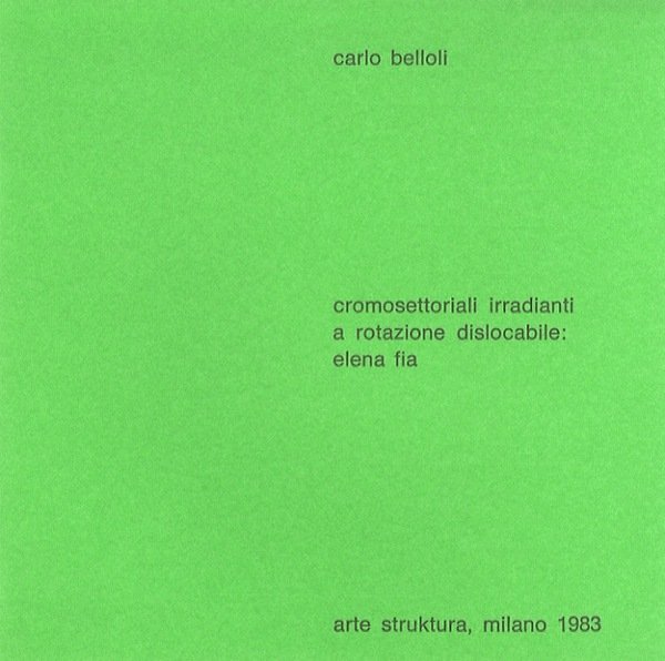 Cromosettoriali irradianti a rotazione dislocabile: Elena Fia.