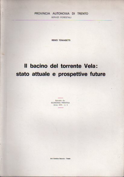 Il bacino del torrente Vela: stato attuale e prospettive future.
