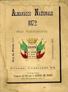 Almanacco nazionale: 1872.