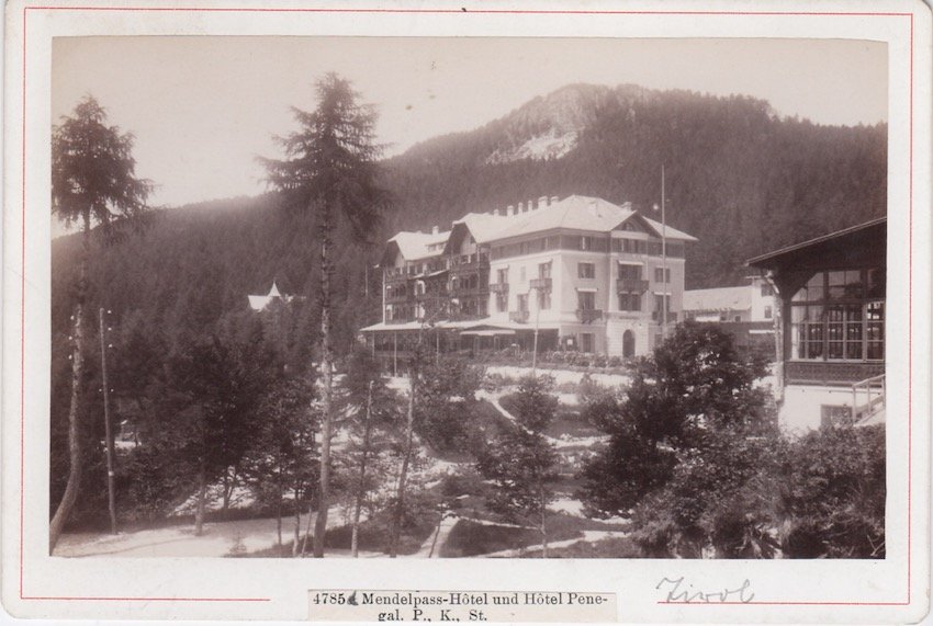 4785. Tirol. Mendelpass-hotel und Hotel Penegal P. K. St.
