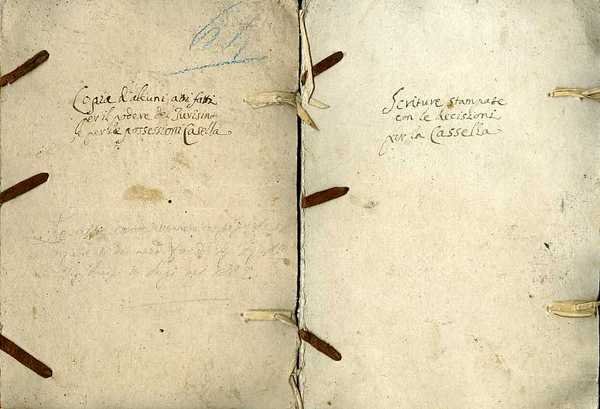 Scritture stampate con le decisioni per la Casella - Copia …