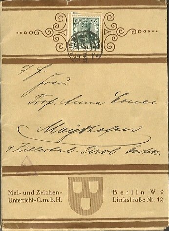 Sammlung von 32 Ã¼berwiegend farbigen Entwurfszeichnungen fÃ¼r Postkarten, Plakate, Reklamemarken, …