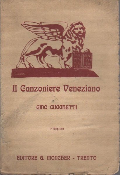 Il canzoniere veneziano.