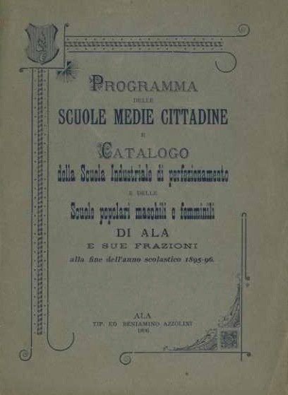 Programma delle scuole medie cittadine e delle scuole popolari maschili …