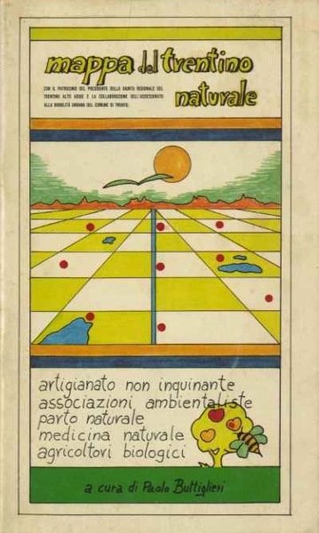 Mappa del Trentino naturale.\r