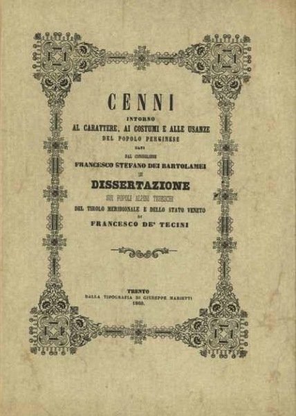 Cenni intorno al carattere, ai costumi e alle usanze del …