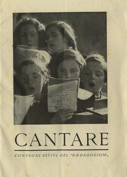Cantare: convegni estivi del Â”PaedagogiumÂ”.