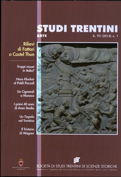 Studi trentini arte: rilievi di Fattori a castel Thun: A. …