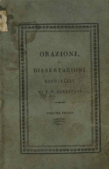 Orazioni, o, Dissertazioni giudiziali.